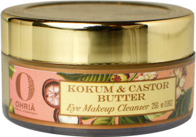 

Ohria Ayurveda Kokum & Castor Butter Eye Makeup Cleanser(25 g)