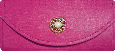 

Bloomtail Casual Pink, Gold Clutch, Gold;pink
