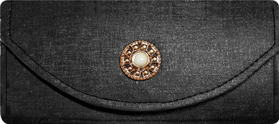 

Bloomtail Casual Black, Gold Clutch