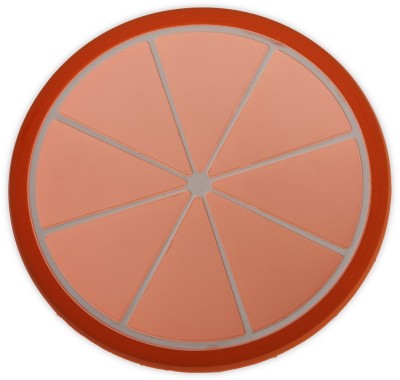 Little Kitchen Round Reversible Rubber Coaster Set(Pack of 4)