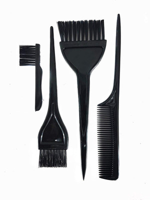 

Bueno 3 Different Types Of Dye Brushes, Salon And Parlour Use Hair Colouring Brush, Easy To Use, Hair Brushes Kit For Men And Women, Pack Of 1(Set of 4)