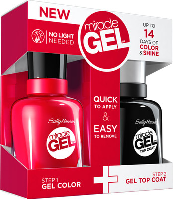 

Sally Hansen Gel Dual Pack, Top Coat + Red Eye Combo Set
