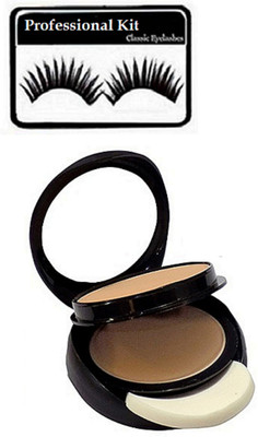 

Professional kit Eyelashes, Mac Two Way powder Compact(Set of 2)