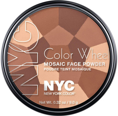 

Nyc New York Color Wheel Mosaic Face Powder, All Over Bronze Glow, 0.32 Ounce Compact(Black, Beige)