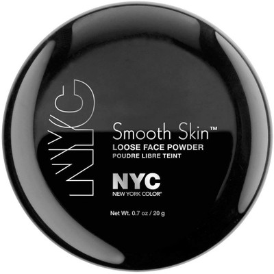 

Nyc New York Color Smooth Skin Loose Face Powder, Translucent, 0.7 Ounce Compact(Black)