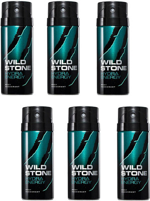 

Wild Stone Hydra Energy Pocket Deodorant 40ML Each (Pack of 6) Deodorant Spray - For Men(240 ml, Pack of 6)