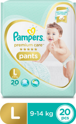 

Pampers Premium Care Pants Diapers Large - L(20 Pieces)