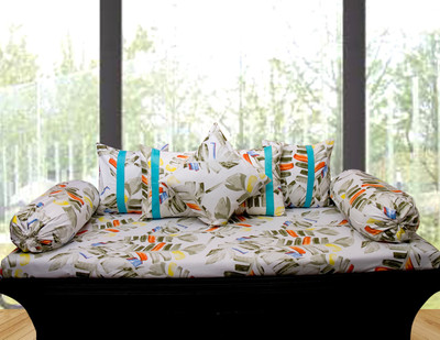 Vissage Cotton Abstract Diwan Set(Multicolor)