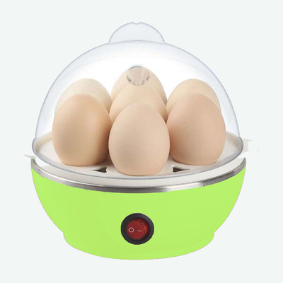 

Bruzone Electric Egg Cooker Plastic Electric Compact 7 Eggs Steamer with Clear Top Cover (Multicolor) Egg Cooker(7 Eggs)