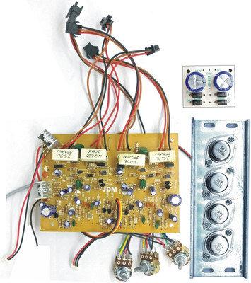 

TECH AND TRADE 250W DIY 2n3055 TRANSISTOR based STEREO AUDIO AMPLIFIER BOARD 24V DC DUAL SUPPLY DIODE BRIDGE KIT (BETTER THAN 4440 IC ) Sound Recorder and Sound Circuit Electronic Hobby Kit