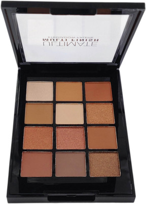

One Personal Care 12 in 1 Multi Finish Eye Shadow Palette (HF1003-04) 10 g(Multicolor, Beige, Brown, Gold)