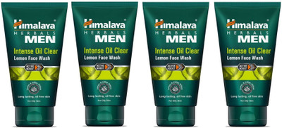 Himalaya Intense Oil Clear Lemon Face Wash (100 ml) PACK OF 4 Face Wash(400 ml)