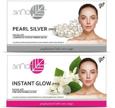 

Skinatura Pearl Silver + Instant Glow Facial Kit 230 g(Set of 2)
