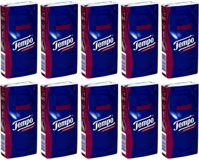 

Tempo Complete Care Handkerchief 4 Ply Single Pocket Pack (10 Packs)(Pack of 90)