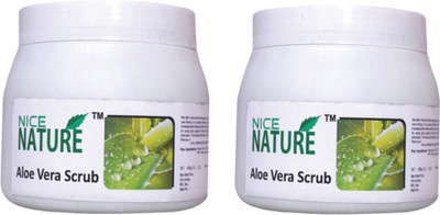 

Nice Nature aloe vera face scrub (set of 2) Scrub(900 g)