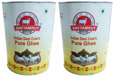 

Gavyamrut DESI COW GHE 5 LITER PACK OF 2 10 kg Tin(Pack of 2)