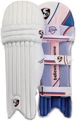 

SG VS 319 Spark Right Hand Batting Leg Guards-Mens Men's (39 - 43 cm) Batting Pad(White, Above 18 Years)