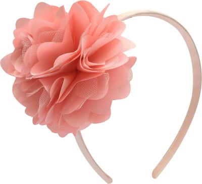 

Stol'n Peach Flower Net Hairband: Peach Hair Band(Pink)