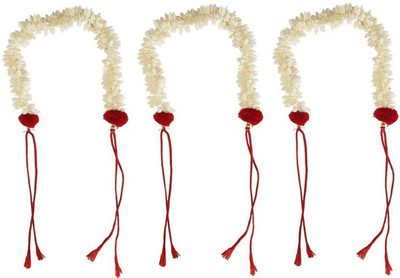 

NERR ™ Reusable Hair Gajra (Veni) For Any Fancy Look For Women Hair Accessory Set(White)