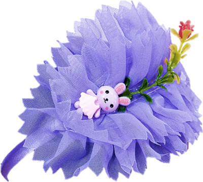 

Proplady Princess Collection Floral Cutwork Wide Hair Band, Head Band(Purple)