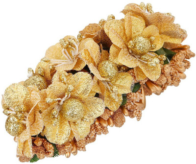 

RT Golden Flower Hair Clip Hair Clip(Gold)