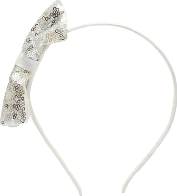 

Stol'n Silver Bow Sequence Hairband: Silver Hair Band(Silver)