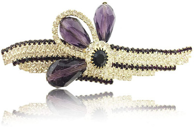 

AccessHer Designer Studded Back Clip Hair Accessories for Women Hair Clip(Multicolor)