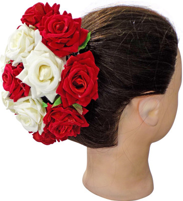 

AASA Full Bun Hair Gajra, Hair Gajra For Bridal, Hair Gajra For Bun, Hair Accessories For Women And Girls Bun, Hair Accessory Set(Multicolor)