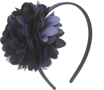 

Stol'n Navy Blue Flower Net Hairband: Navy Blue Hair Band(Blue)