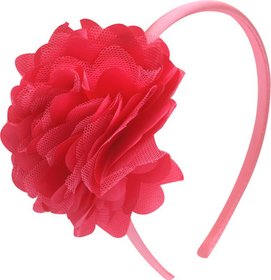 

Stol'n Pink Flower Net Hairband: Pink Hair Band(Pink)