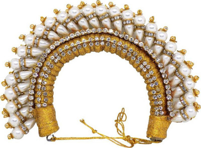 

BOXO Pearl With Stone Bridal Hair Gajra Hair Accessories for Women, White Hair Accessory Set(White)