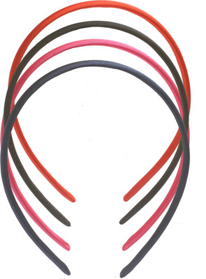 

Stol'n Combo of Red, Black, Navy Blue, Pink Plain Hairband: Red, Black, Navy Blue, Pink Hair Band(Multicolor)