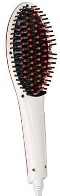 

DROK Ceramic Hair Straightener Detangling Brush for Women&Girls 1 Pack White Hair Straightening Iron Treatment Comb Electric Instant Natural Hair Styles Anion Hair Care
