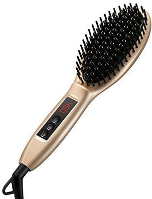 

Pictek Hair Straightener Brush, [MCH Tech], Upgraded [30s Heat up] Anti-scald [Auto-Lock] Professional Electric Heated Brush with Heat Resistant Glove