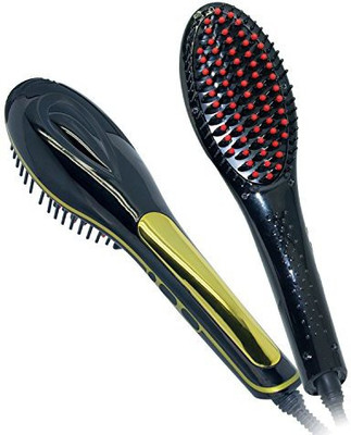 

addpoweradd Hair Straightener Brush,Anti Static Electric Heating Magic Silky Hair Straightening Brush with US Plug