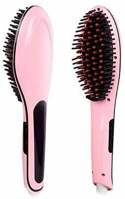 

Ebro Electric Pro Automatic LCD Temperature Control Paddle Brush Hair Straightener (Pink)