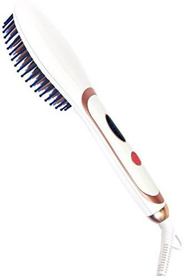 

Areti Hair Straightener Brush with Negative Ion, Ceramic Coating Heating Brush, Soft Silicone Tips i1661