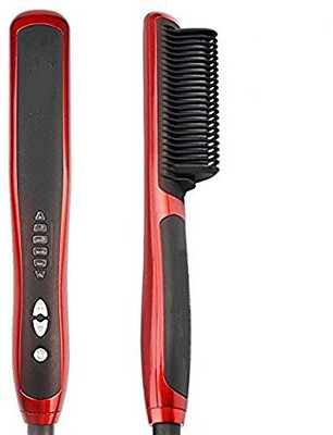 

Annser Hair Straightening Brush 30s Instant Heat 60s Quick Styling Hair Straightener Anion Hair Care Anti Scald US Plug
