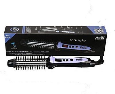 

Berta 3 in 1 Hair Straightener & Hair Curler & Hair Hot Brush Ceramic Anti-Scald Dual Voltage Purple