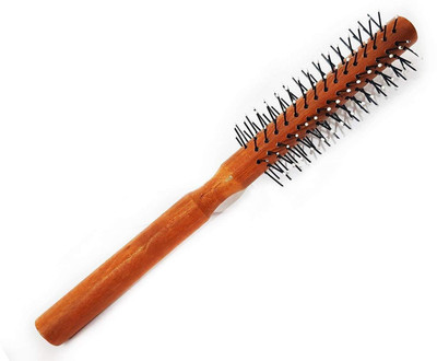 

BOXO Wooden Round Hair Brush For Men And Women For Home And Salon Use