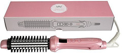 

Vivid&Vogue Professional 3 In 1 Hair Curler/Hair Straightener/ Hot Brush 1.25 Inch Ceramic Coated Plates