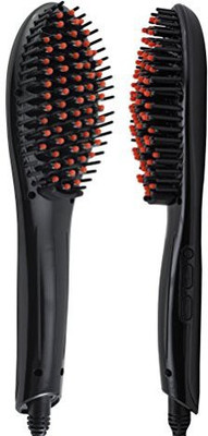 

Appolus Hair Straightening Brush By - 3 in 1 Professional Hair Straightener Brush - Birthday Gifts For Women Mom Girlfriend Girls Wife Anniversary Graduation - Best Gift (Black3)