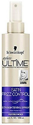 

Schwarzkopf Styliste Ultime Satin Frizz Control Heat Protection Straightening Spray, 6.8 Ounce Spray(200 ml)