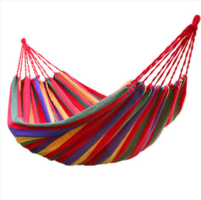 P-PLUS INTERNATIONAL Outdoor Hang Bed Camping Cotton Small Swing(Red, DIY(Do-It-Yourself))