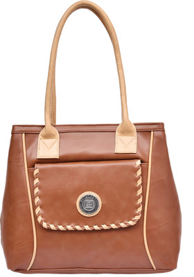 Al Jazeera Shoulder Bag(Brown, Beige), Beige;brown