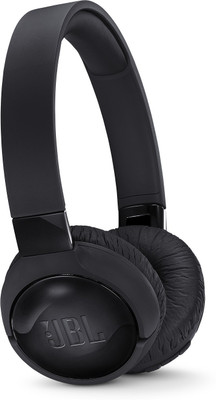 JBL T600BT Active Noise Cancellation Bluetooth Headset with Mic(Black, On the Ear)