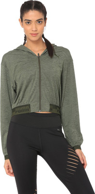 Puma Full Sleeve Solid Women Jacket at flipkart