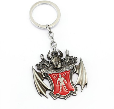 

Optimus Traders Game of Thrones Family crest House Bolton- Our Blades are Sharp- new Color 3D Metal Key Chain Key Chain