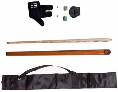 

Laxmi Ganesh Billiard LGB Combo of Handmade Half Normal Joint Glossy Snooker N Pool CUE with CUE Cover,Glove,Chalk Holder,Two TIP N Two Chalk Billiards Kit