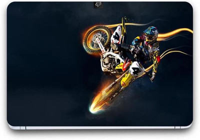 

PUNIX Racer Bike Exclusive Laptop Skin Sticker Decal Wallpaper (15 Inch x 10 Inch) 4261 Vinyl Laptop Decal 15.6 For Dell, High Quality HD Printed Vinyl Laptop Decal 15.6